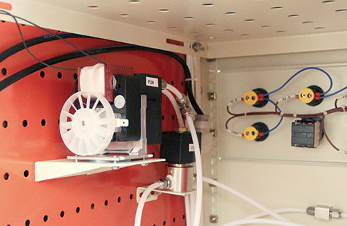 Системы анализатора PLC Syngas стойки пола для газа загрязнения оставаясь исключают 0