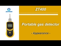 Zetron ZT400 Przenośny detektor wielu gazów do biogazu NH3 O2 H2S CH4 Analizator podczerwieni